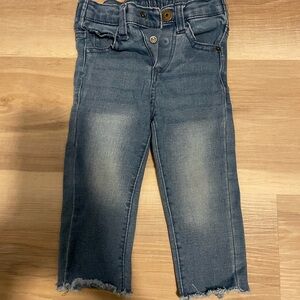 Jessica Simpson Kids Frayed Hem Blue Jeans